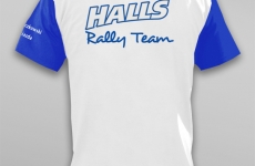 Tshirt Promo Stars dla halls rally team tyl
