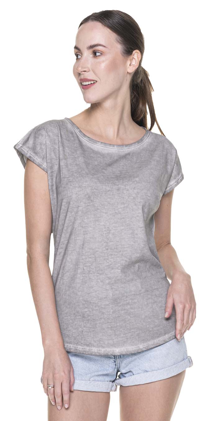 T-shirt Crimson Cut Smoky Lady