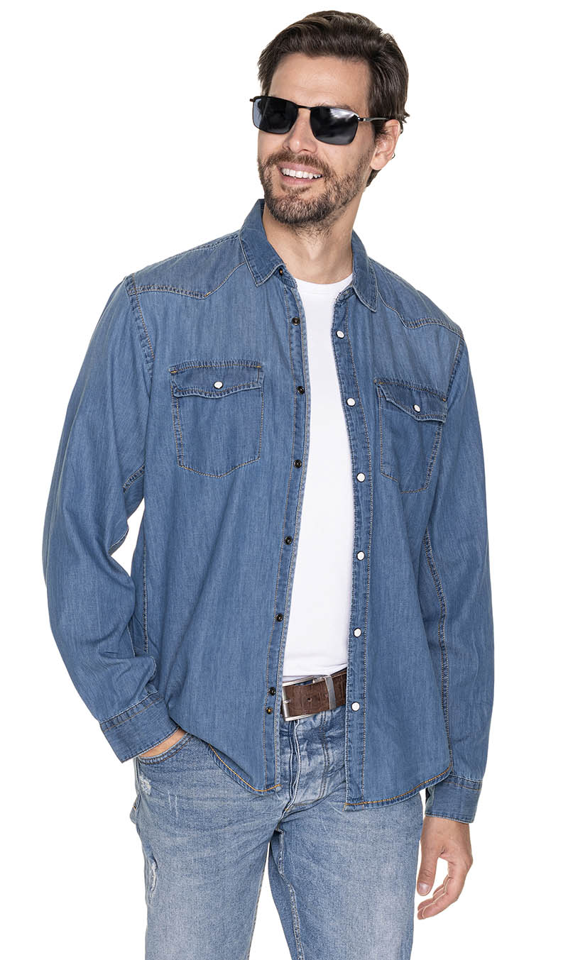 Koszule Crimson Cut Western Slim