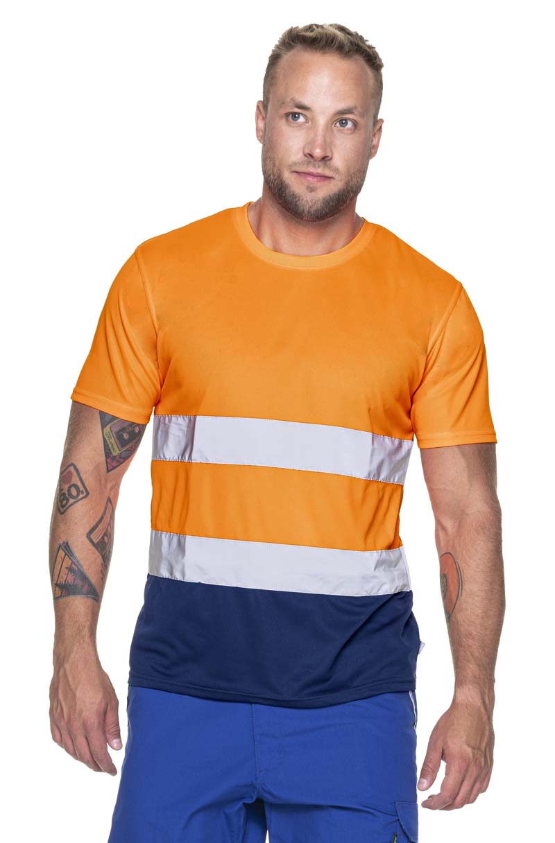 T-shirt Mark The Helper Hi-Vis