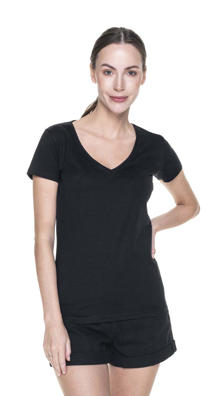 T-shirt Promostars Ladies’ V-neck