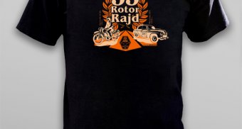 T-shirt XXXIII rajdu motocykli zabytkowych Rotor