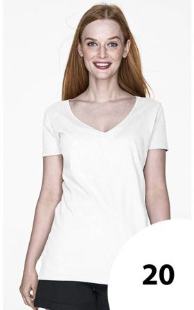 T-shirt Promostars Ladies’ V-neck