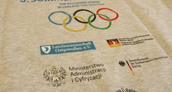 Koszulka na 3. Letnią Olimpiadę Młodzieży Mniejszości Niemieckiej