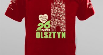Koszulki na 26. Finał WOŚP w Olsztynie