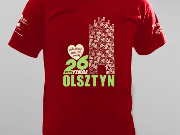 Koszulki na 26. Finał WOŚP w Olsztynie