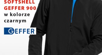 Promocja! 20% zniżki na czarne kurtki Softshell Geffer 900