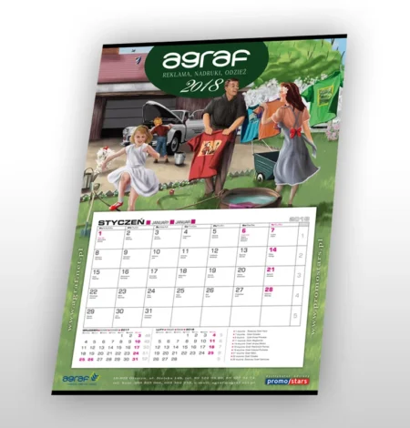 Agraf – kalendarz na rok 2018 Agraf – kalendarz na rok 2018