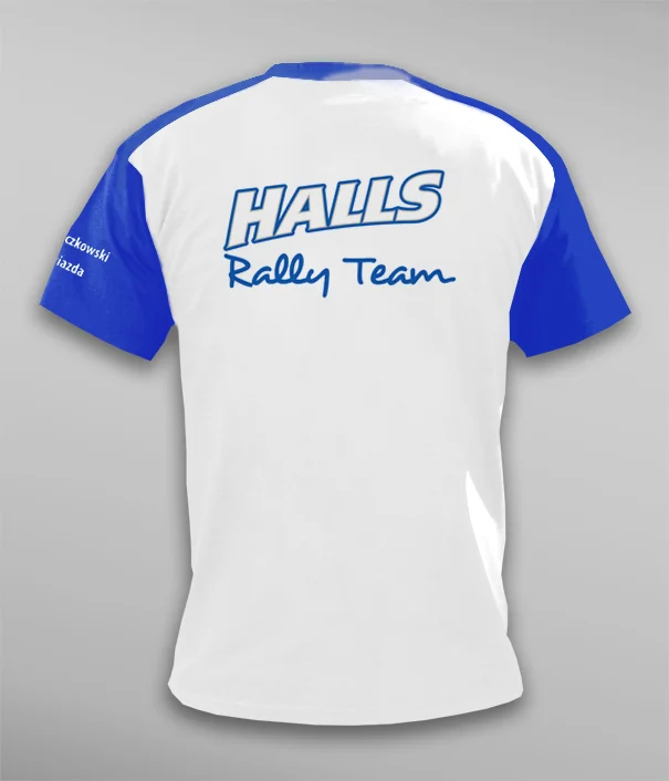 Koszulka Halls Rally Team Tył Koszulka Halls Rally Team Tył