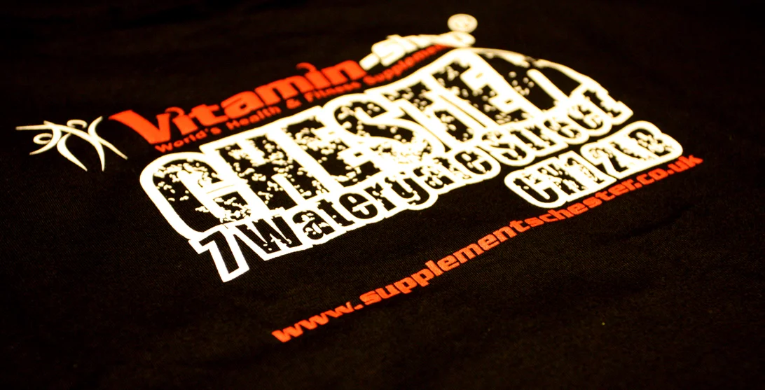 Koszulka dla Vitamin Shop Tył Koszulka dla Vitamin Shop Tył