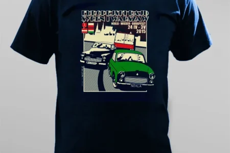 Koszulka na Rajd Syren i Warszaw Nekla-Wiedeń-Budapeszt