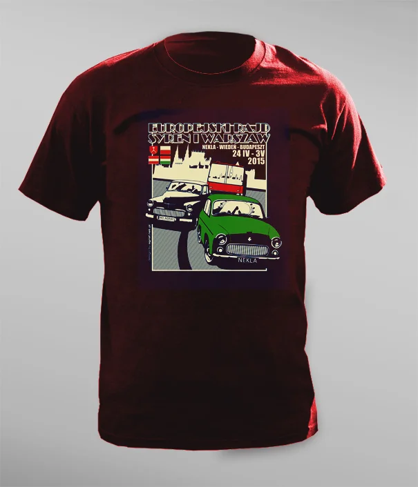 Koszulka na Rajd Syren projekt Koszulka na Rajd Syren projekt