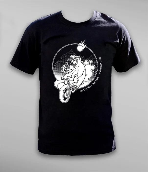 Koszulka na wyprawę motocyklową „Uralem przez tajgę”