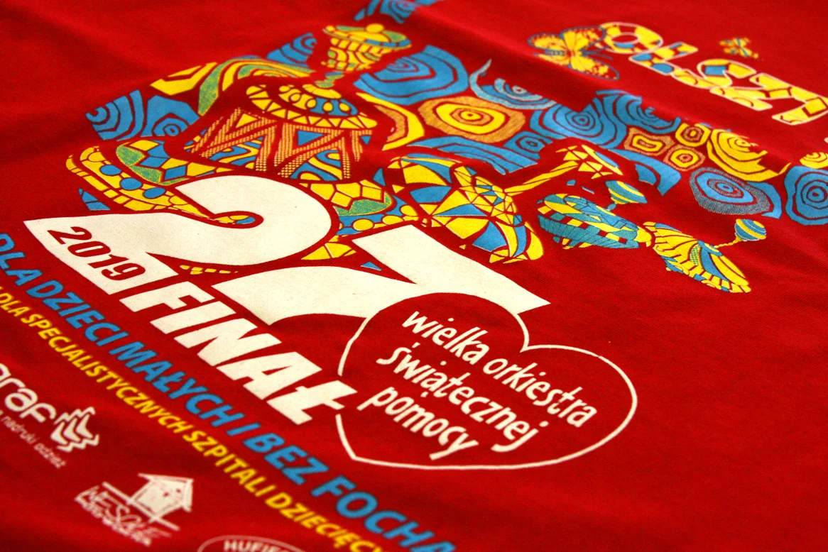 Koszulki Promostars na Finał WOŚP w Olsztynie Koszulki Promostars na Finał WOŚP w Olsztynie