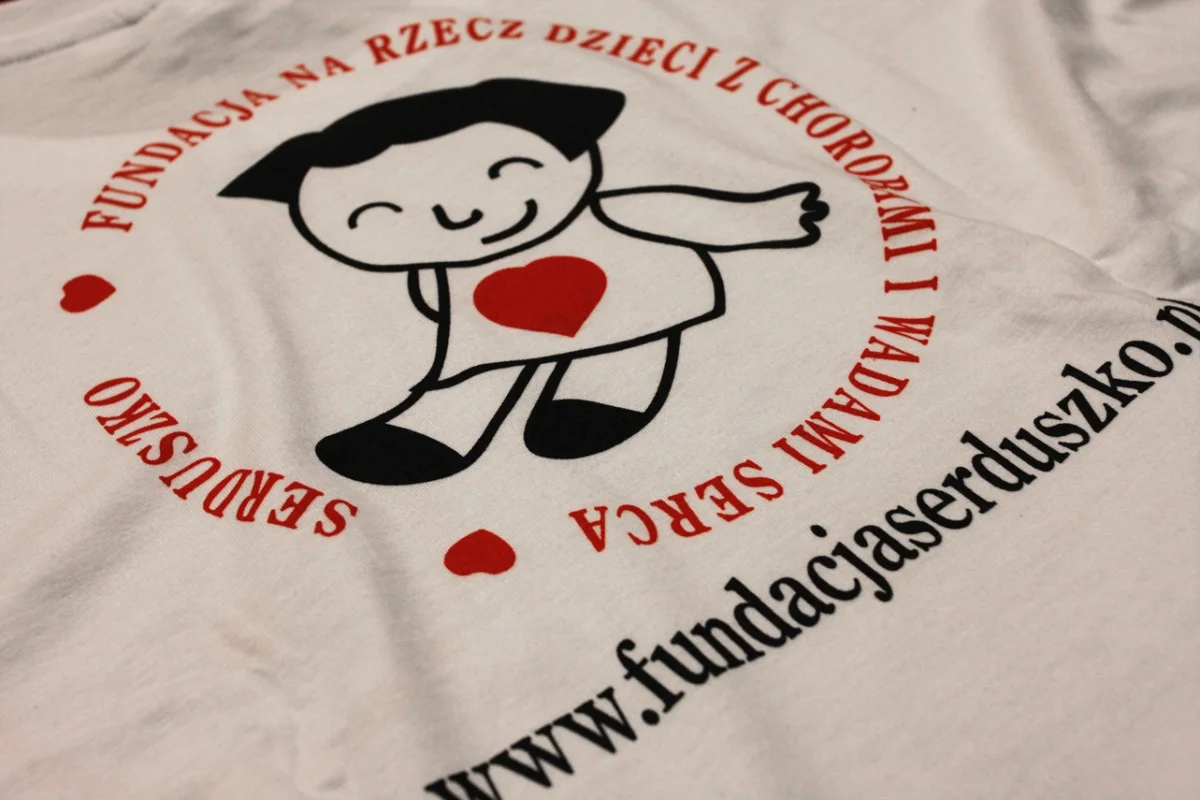 Koszulki dla Fundacji Serduszko Tył Koszulki dla Fundacji Serduszko Tył