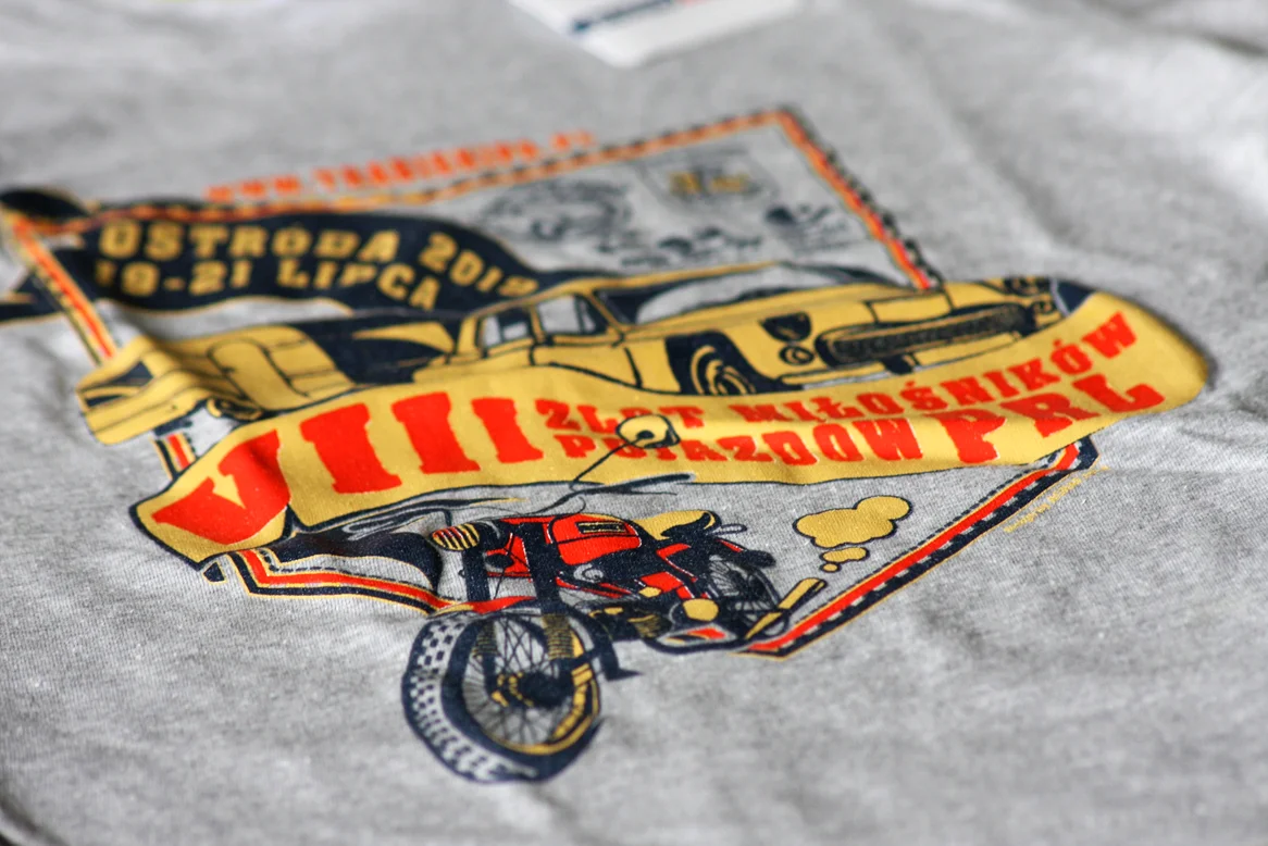 Koszulki na VIII Zlot Miłośników Pojazdów PRL