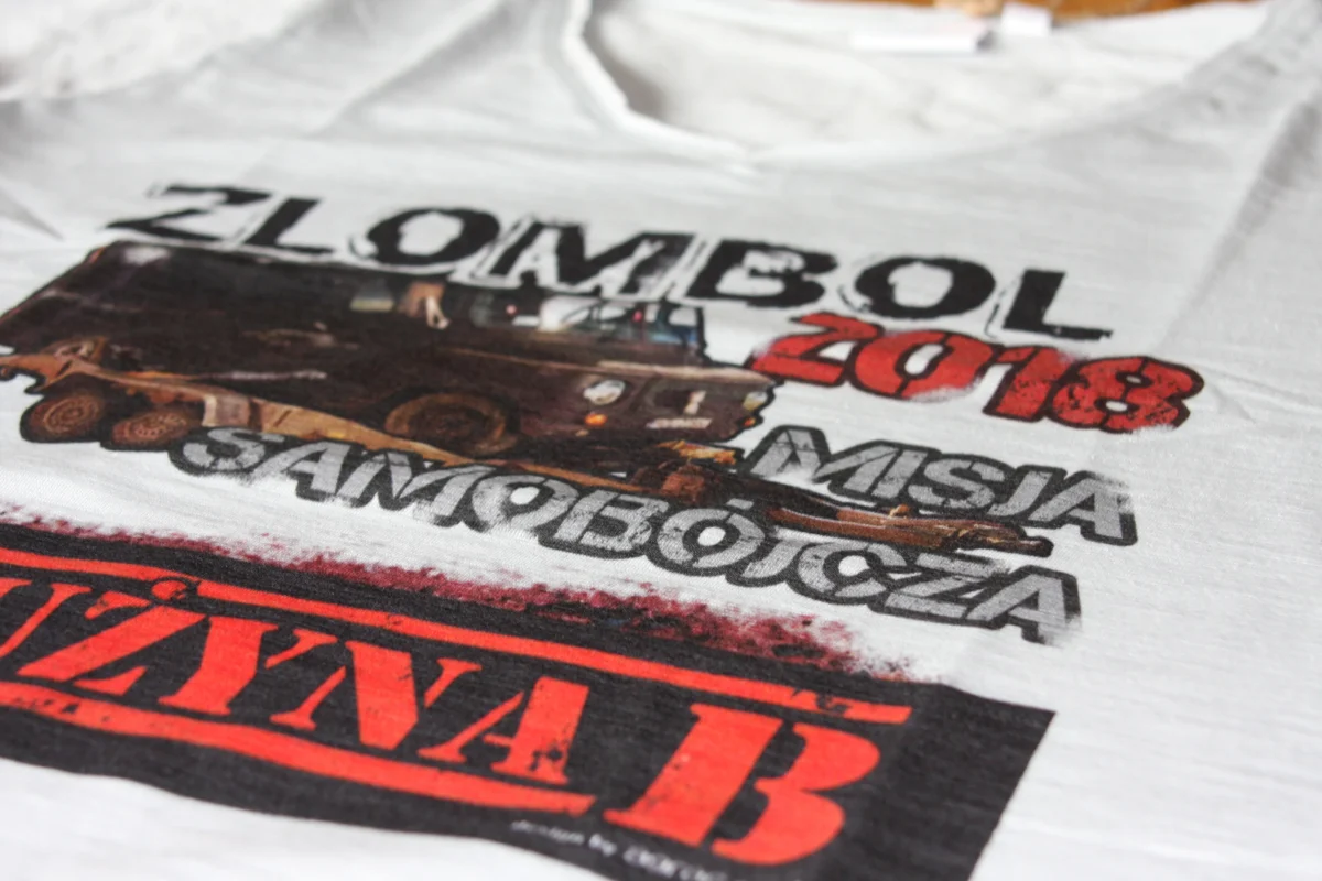 Koszulki na rajd charytatywny Złombol Koszulki na rajd charytatywny Złombol