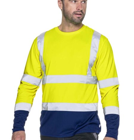 T-shirt Mark The Helper Hi-Vis Long T-shirt Mark The Helper Hi-Vis Long
