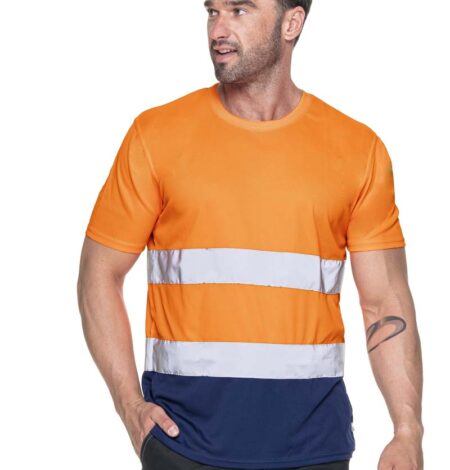 T-shirt Mark The Helper Hi-Vis Duo T-shirt Mark The Helper Hi-Vis Duo