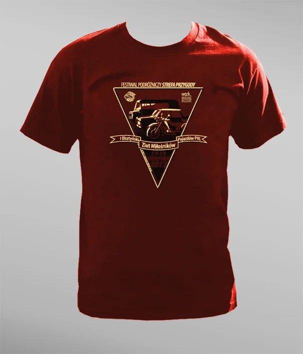T-shirt na I Olsztyński Zlot Miłośników Pojazdów PRL
