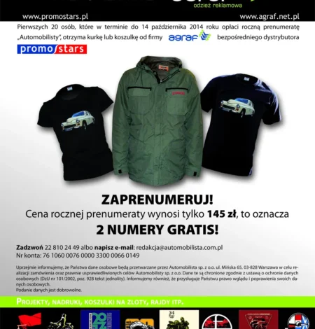 Automobilista- prenumerata z Agraf Promostars Automobilista- prenumerata z Agraf Promostars