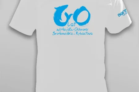 Koszulka na 60-lecie Wydziału Ochrony Środowiska i Rybactwa UWM