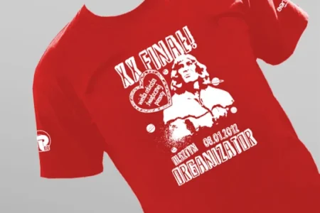 Koszulka na XX finał WOŚP w Olsztynie