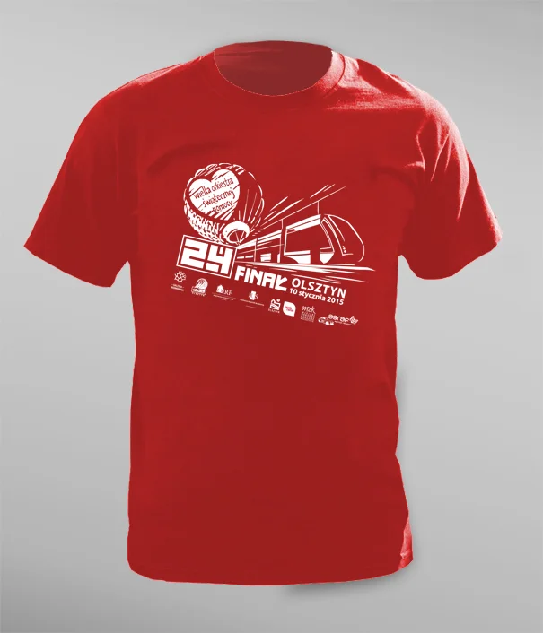Koszulki na 24. Finał Wielkiej Orkiestry Świątecznej Pomocy