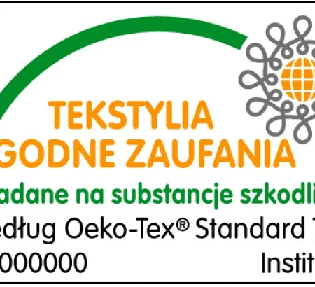 Certyfikat Oeko-Tex Standard 100 Certyfikat Oeko-Tex Standard 100
