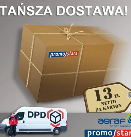 Obniżamy ceny dostawy naszej odzieży reklamowej!
