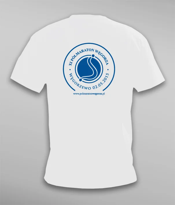 polmaraton wegorza koszulka tyl
