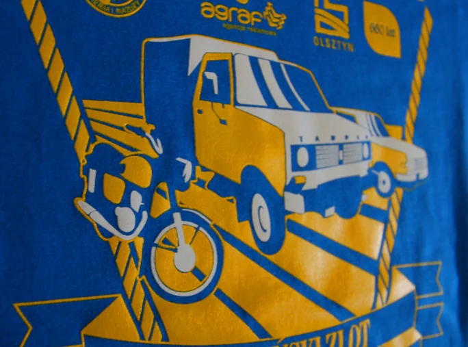 Koszulka na II Olsztyński Zlot Miłośników Pojazdów PRL