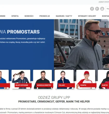 Aktualizacja strony Promostars.pl Aktualizacja strony Promostars.pl