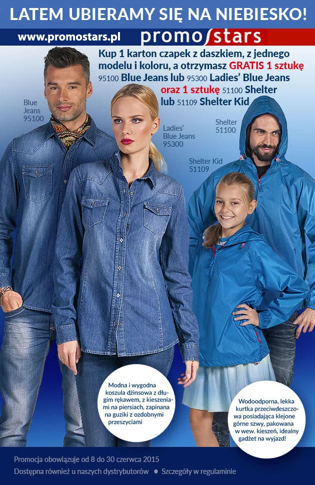 Latem ubieramy się na niebiesko!- regulamin promocji