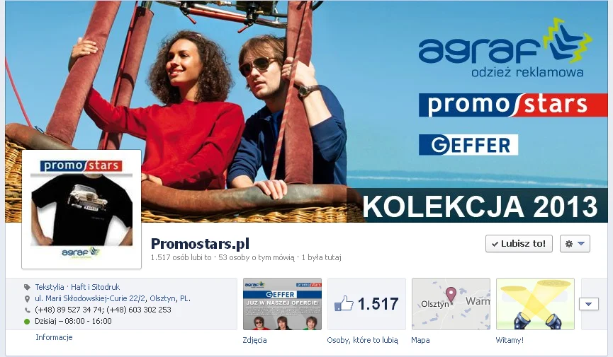 Ponad 1500 fanów promostars.pl!