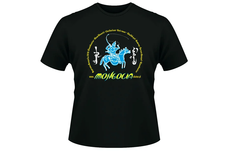 T-shirt na wyprawę do Mongolii – Chentej 2010