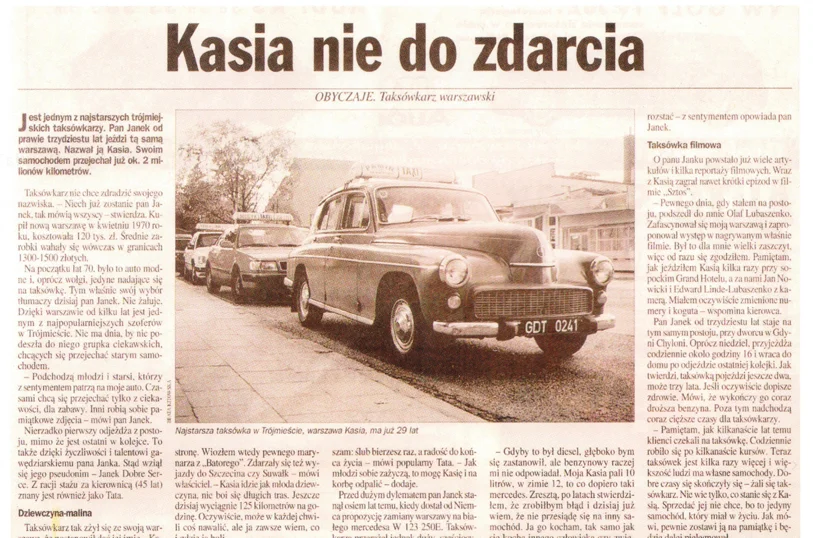 „Kasia Nie Do Zdarcia”- artykuł o naszej Warszawie „Kasia Nie Do Zdarcia”- artykuł o naszej Warszawie