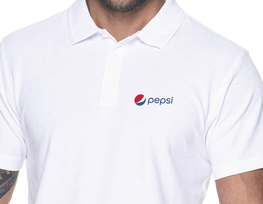 Одежда с вышитым логотипом Pepsi