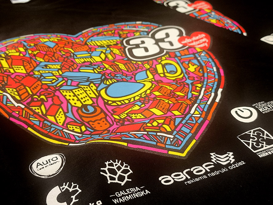 Koszulki na 33. Finał WOŚP