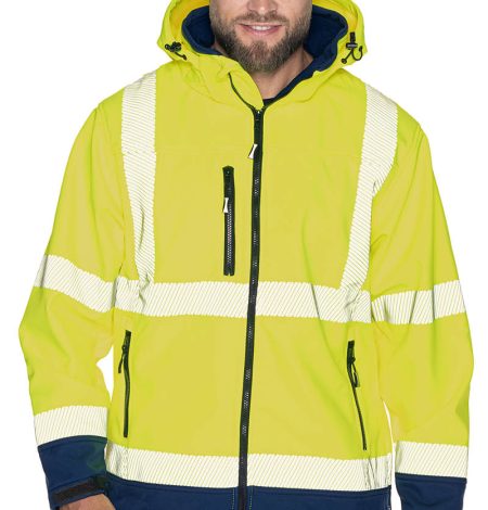 SOFTSHELL HI-VIS PRINT Mark The Helper SOFTSHELL HI-VIS PRINT Mark The Helper