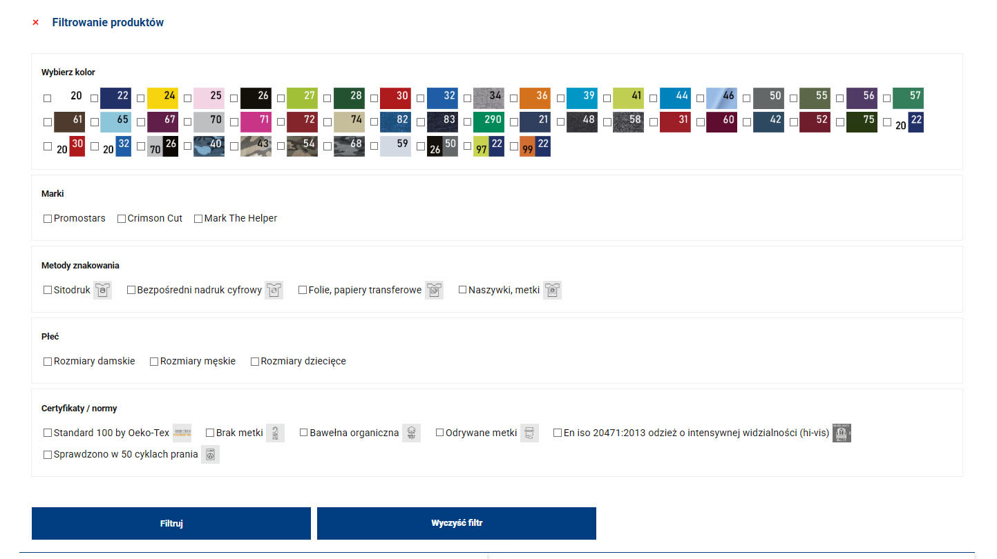 promostars filtrowanie promostars filtrowanie