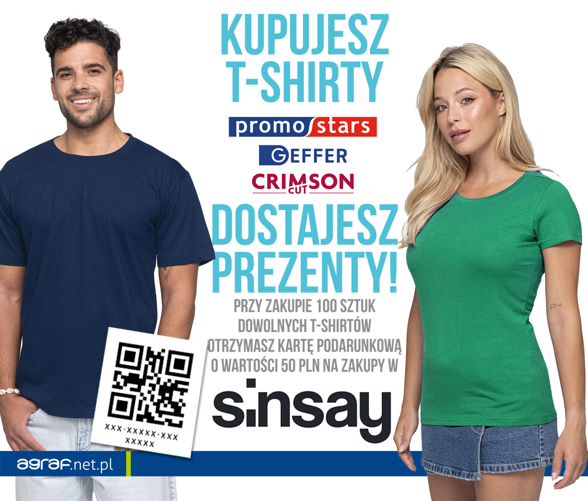 PROMOCJA! KUPUJESZ T-SHIRTY – DOSTAJESZ PREZENTY PROMOCJA! KUPUJESZ T-SHIRTY – DOSTAJESZ PREZENTY